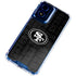 NFL San Franciso 49ers Black & White Moto G 5G (2024) Clear Case