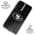 NFL San Franciso 49ers Black & White Moto G Power 5G (2024) Clear Case