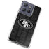 NFL San Franciso 49ers Black & White Moto G Stylus 5G (2025) Clear Case