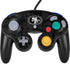NFL San Franciso 49ers Black & White Nintendo Skins