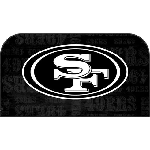 NFL San Franciso 49ers Black & White Nintendo Switch 2 (2025) with Joy-Con Skin