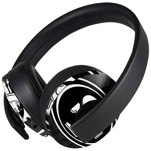 NFL San Franciso 49ers Black & White PlayStation 4 Gold Wireless Headset Skin