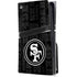 NFL San Franciso 49ers Black & White PS5 Pro Disk Console Skin