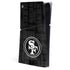 NFL San Franciso 49ers Black & White PS5 Slim Digital Edition Console Skin