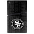 NFL San Franciso 49ers Black & White PS5 Slim Digital Edition Console Skin