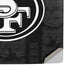 NFL San Franciso 49ers Black & White PS5 Slim Digital Edition Console Skin