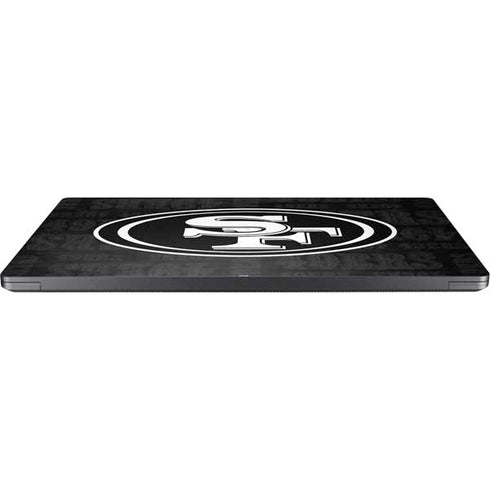 NFL San Franciso 49ers Black & White Surface Laptop 7 13.8in Skin