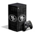 NFL San Franciso 49ers Black & White Xbox Series X Skins