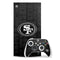 NFL San Franciso 49ers Black & White Xbox Series X Skins