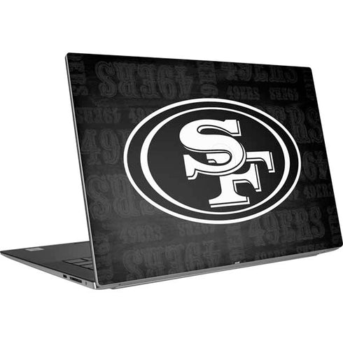 NFL San Franciso 49ers Black & White Dell XPS Skin