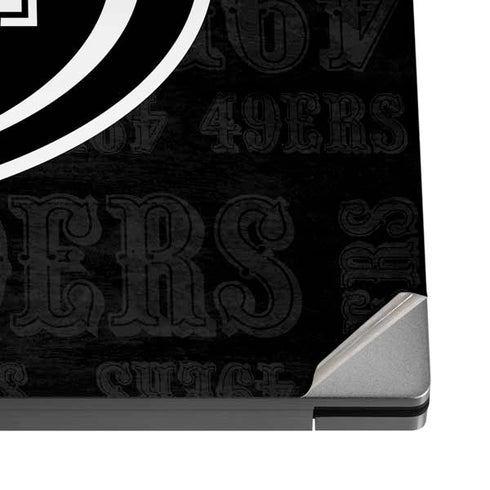 NFL San Franciso 49ers Black & White Dell XPS Skin