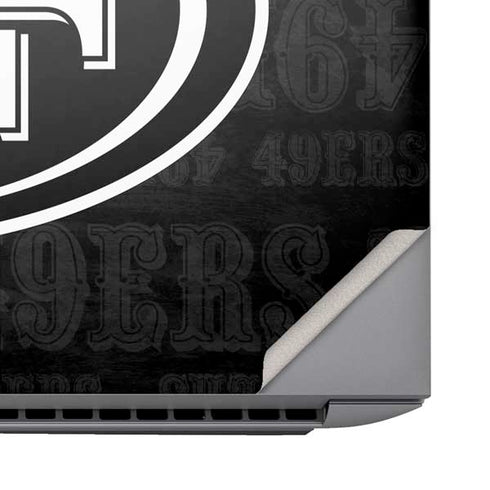 NFL San Franciso 49ers Black & White HP ZBook Fury 16 G10 Skin
