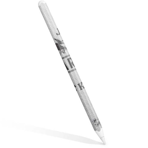 NHL San Jose Sharks Black Text Apple Pencil (2nd Gen 2019) Skin