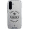NHL San Jose Sharks Black Text Galaxy A36 5G Clear Case