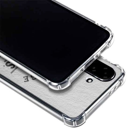 NHL San Jose Sharks Black Text Galaxy A36 5G Clear Case