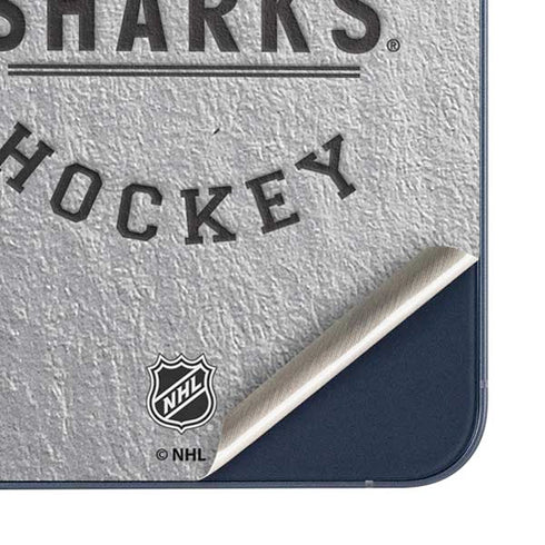 NHL San Jose Sharks Black Text Galaxy A36 5G Skin