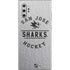 NHL San Jose Sharks Black Text Galaxy Note 10 Plus Skin