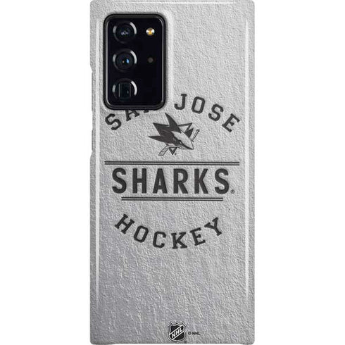 NHL San Jose Sharks Black Text Galaxy Cases