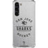 NHL San Jose Sharks Black Text Galaxy S24 FE Clear Case
