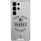 NHL San Jose Sharks Black Text Galaxy S25 Ultra Clear Case