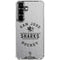 NHL San Jose Sharks Black Text Galaxy S26 Clear Case