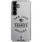 NHL San Jose Sharks Black Text Galaxy S26 Plus Clear Case
