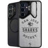 NHL San Jose Sharks Black Text Galaxy S26 Plus Kickstand Case