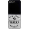 NHL San Jose Sharks Black Text Galaxy Z Flip6 Skin