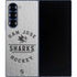 NHL San Jose Sharks Black Text Galaxy Z Fold6 Skin
