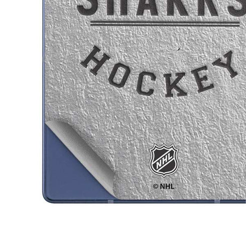 NHL San Jose Sharks Black Text Galaxy Z Fold6 Skin