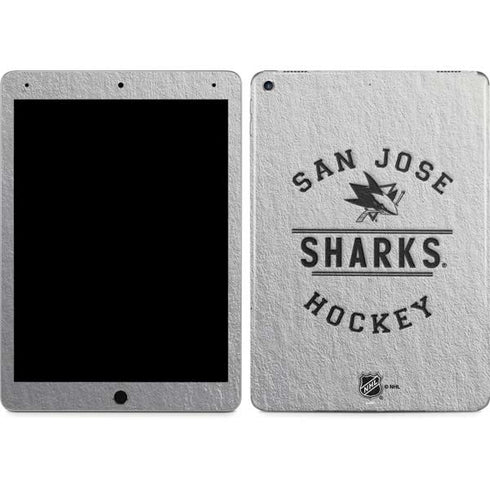 NHL San Jose Sharks Black Text iPad Skins