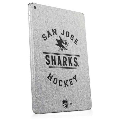 NHL San Jose Sharks Black Text Apple iPad Skin