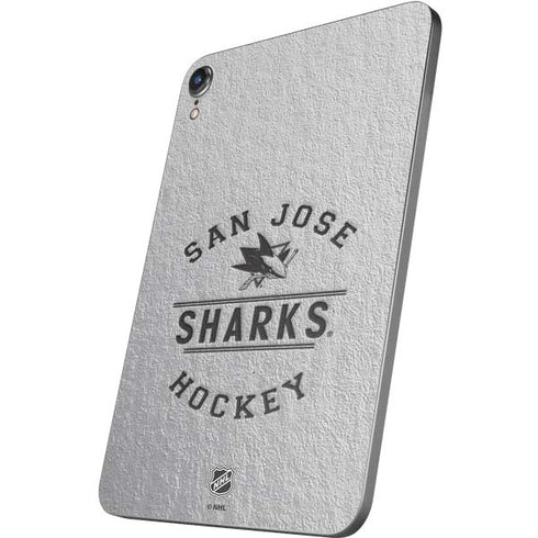 NHL San Jose Sharks Black Text Apple iPad Mini Skin