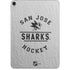 NHL San Jose Sharks Black Text Apple iPad Pro Skin