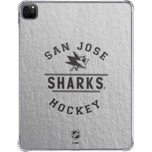 NHL San Jose Sharks Black Text iPad Pro 11in (2024) Clear Case