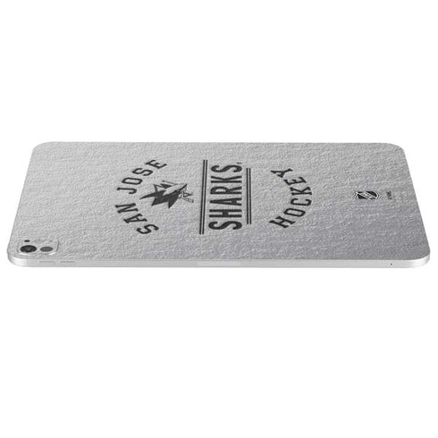 NHL San Jose Sharks Black Text iPad Pro 13in M4 (2024) Skin