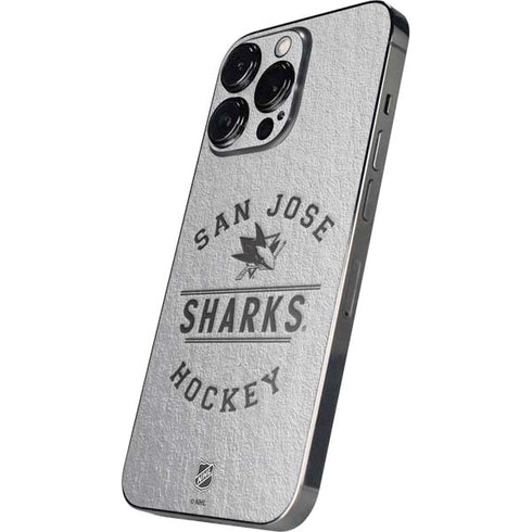 NHL San Jose Sharks Black Text iPhone 15 Pro Max Skin