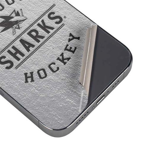 NHL San Jose Sharks Black Text iPhone 15 Pro Max Skin