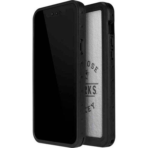NHL San Jose Sharks Black Text iPhone 15 Pro Waterproof Case