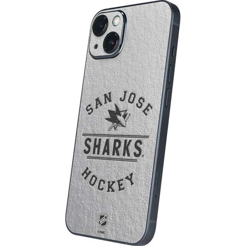 NHL San Jose Sharks Black Text iPhone 15 Skin