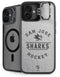 NHL San Jose Sharks Black Text iPhone 16 Kickstand Case