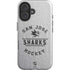 NHL San Jose Sharks Black Text iPhone 16 Magsafe Impact Case
