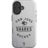 NHL San Jose Sharks Black Text iPhone 16 Plus Impact Case