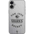 NHL San Jose Sharks Black Text iPhone 16 Plus Skin