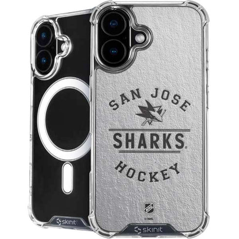 NHL San Jose Sharks Black Text iPhone 17 MagSafe Case