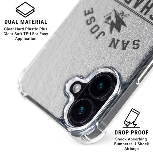 NHL San Jose Sharks Black Text iPhone 17 MagSafe Case