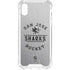 NHL San Jose Sharks Black Text iPhone XS Clear Case