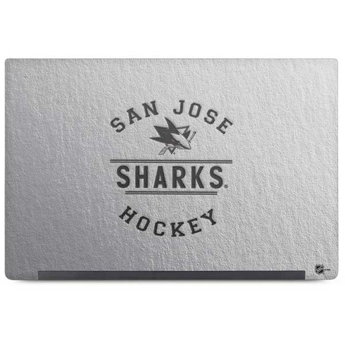 NHL San Jose Sharks Black Text Dell Latitude Skin