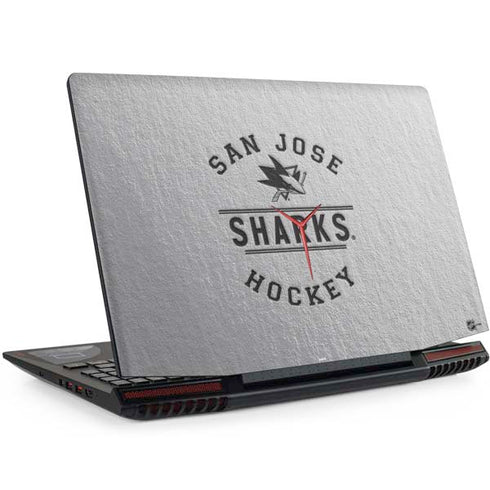 NHL San Jose Sharks Black Text Legion Y720 Skin