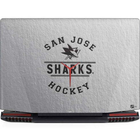 NHL San Jose Sharks Black Text Legion Y720 Skin